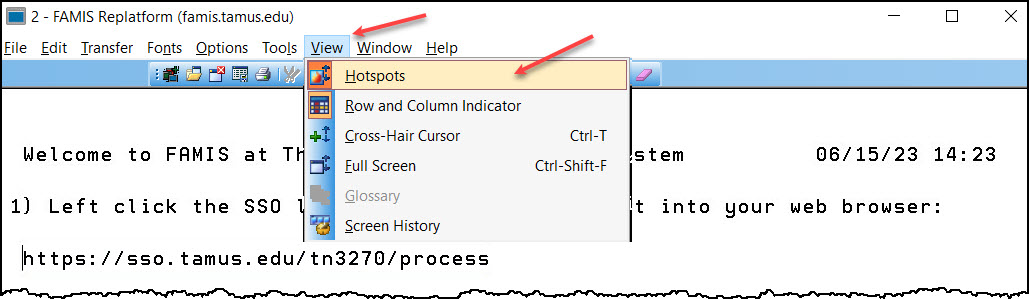 Activate hotspots screenshot