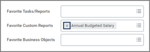 The x icon next to a report