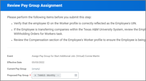 Assign Pay Group