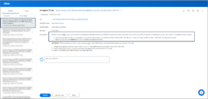 Inbox Action item displayed Review insurance and retirement benefits eligibility questions and SGIP Date Driver Onbiarding