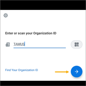 Eneter TAMUS to continue the Workday App setup