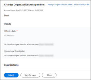The Assign Organizations to do