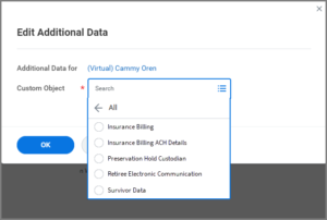 The Custom Object Drop-down List