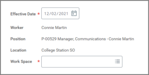 change work space screen