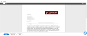 Example of Job Offer letter branded. 
