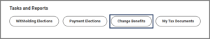 change elections on benefits and pay hub