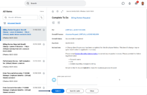 To Do Billing Review 1