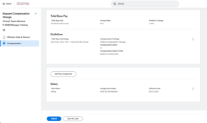 Edit Total Base Pay or Salary.
